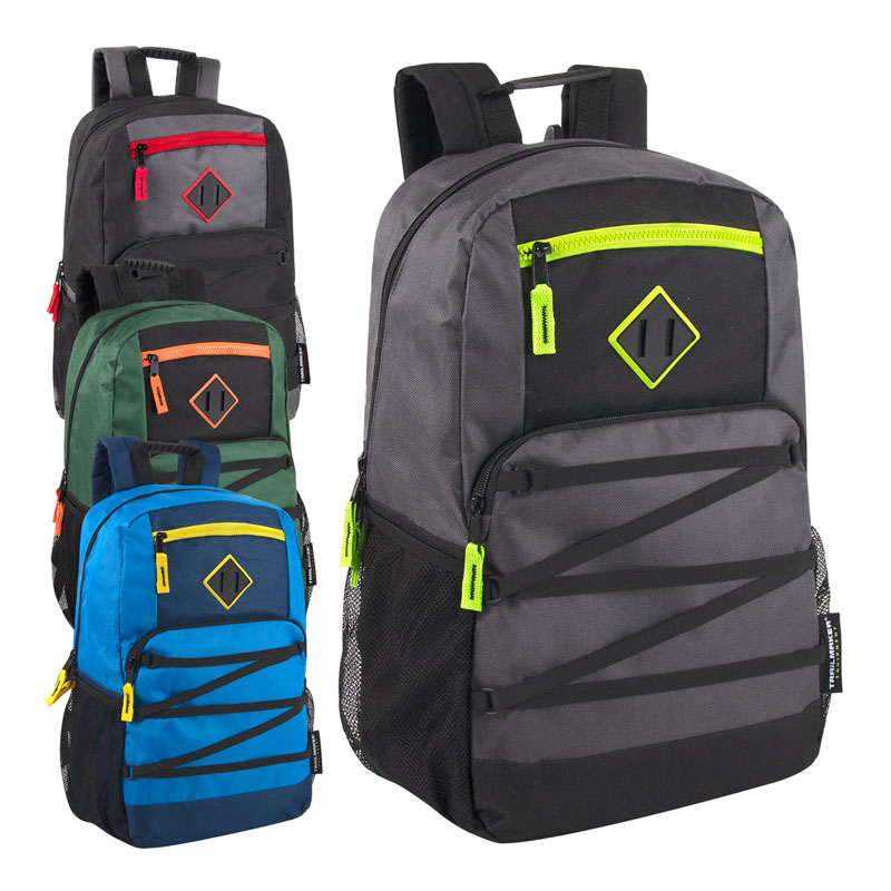 Habeli Zippered Bungee Backpacks Le Laptop Karolo