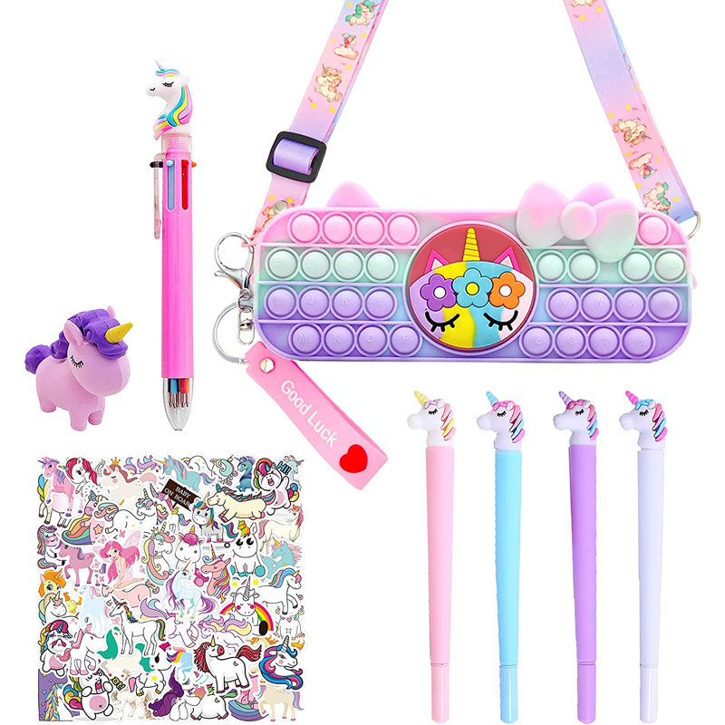 Unicorn Pencil Case Unicorn Stationary Sete bakeng sa Banana